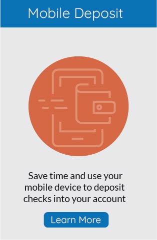 Save time and use your mobile device to deposit checks into your account