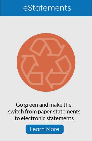 go green and make the switch from paper statements to electronic statements and learn more