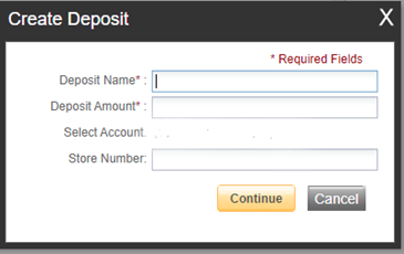 remote deposit capture fields screenshot