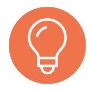 light bulb idea icon